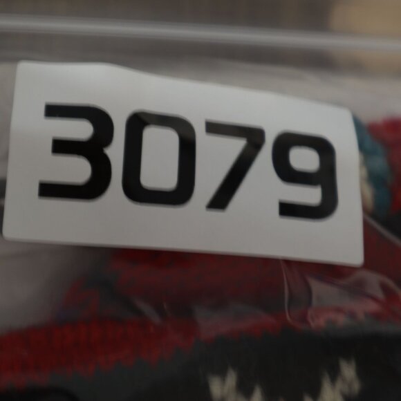 Handmade Wool Christmas Stocking Fair Colorful Isle Present Snowflake Santa - Picture 14 of 15